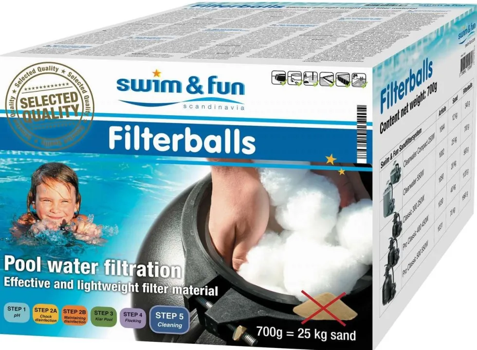 Swim & Fun Filterballs 700 gram