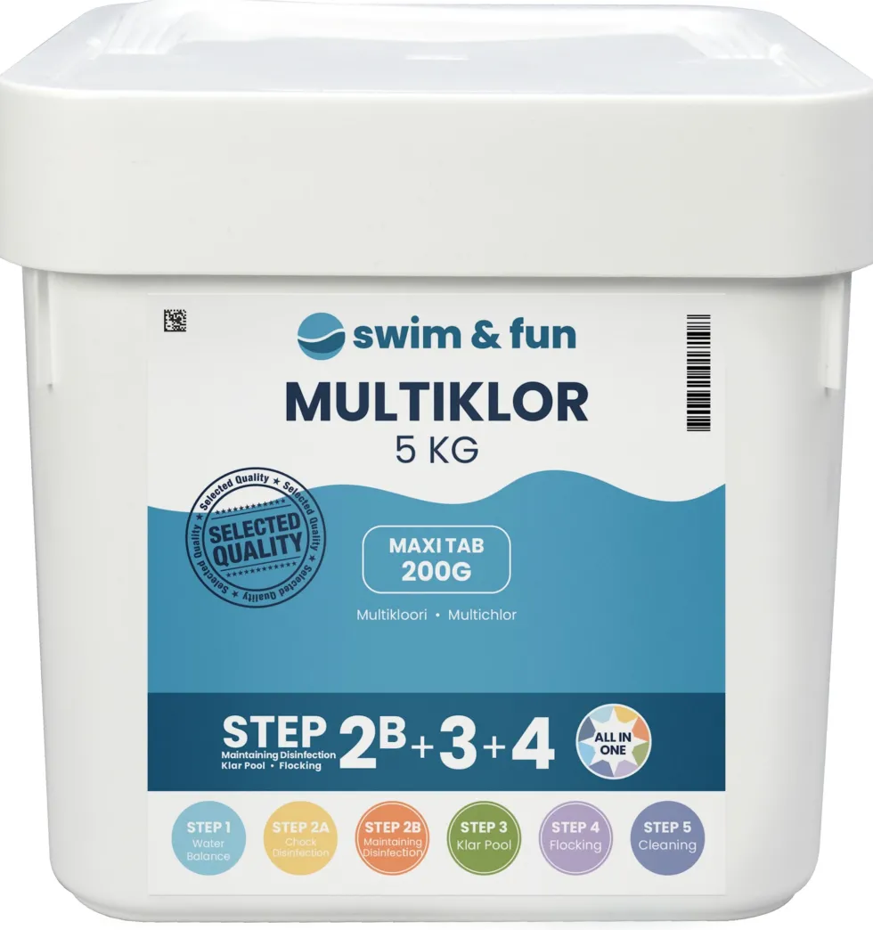 Swim & Fun Multiklor Maxi Tabs 200g, 5kg