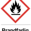 Systemtext Skylt Brandfarligt 148x210mm Dekal