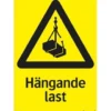 Systemtext Skylt Hängande last 210x297mm