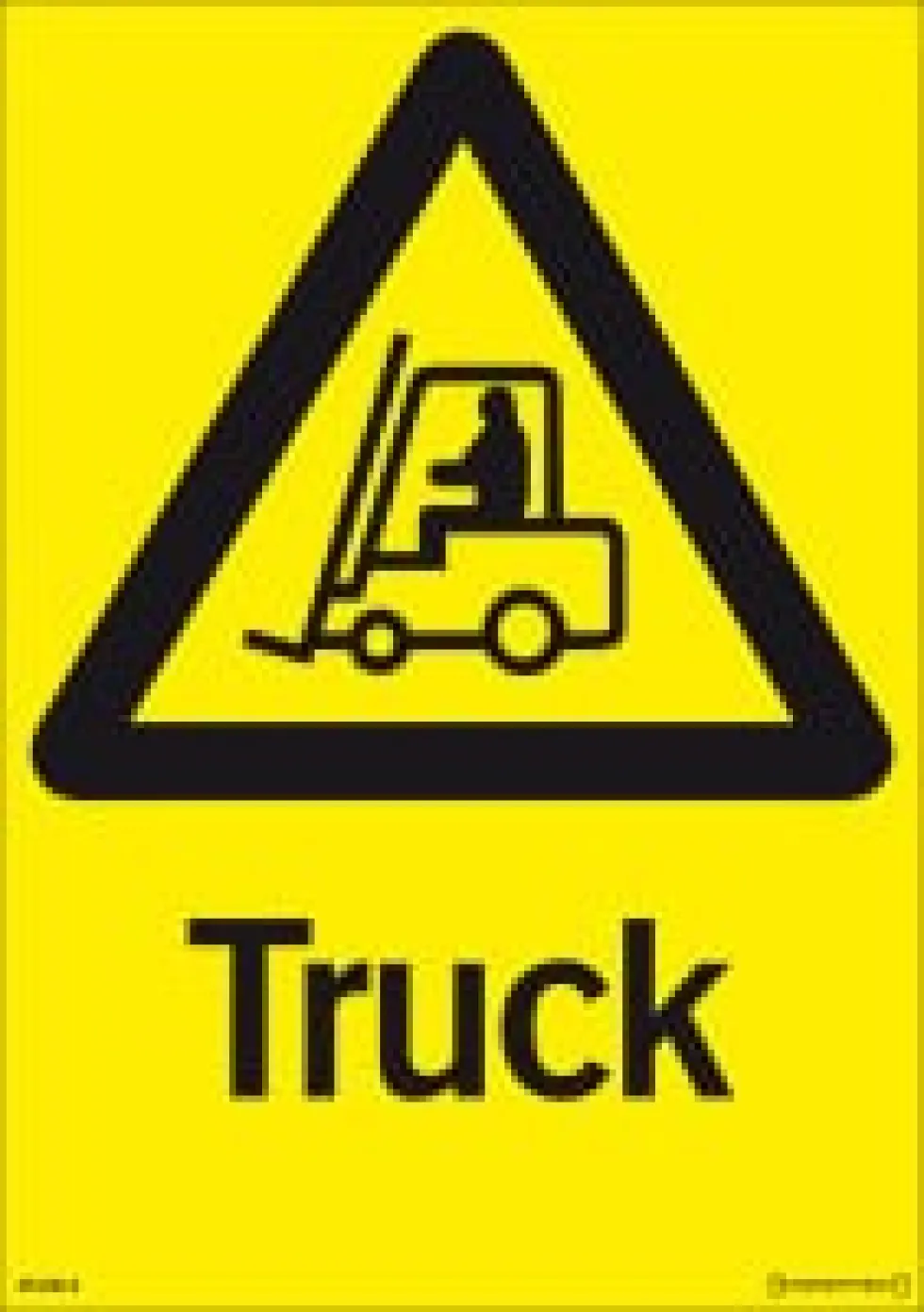 Systemtext Skylt Truck