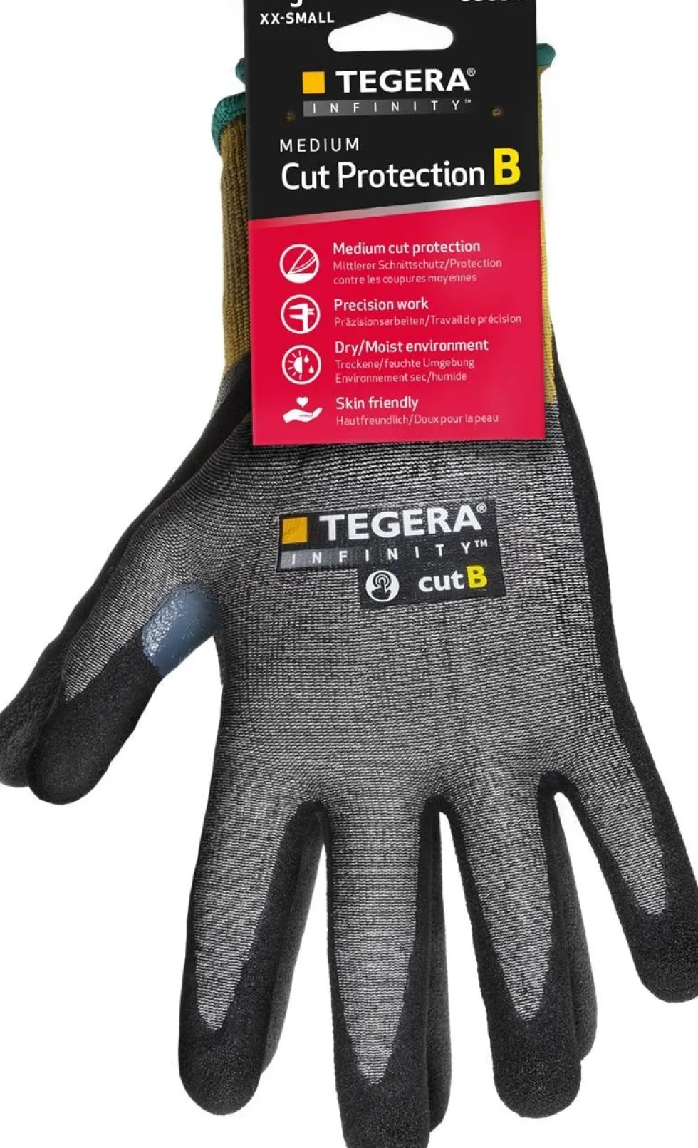 Tegera Skärskyddshandske 8805R Infinity, skärbeständighet B