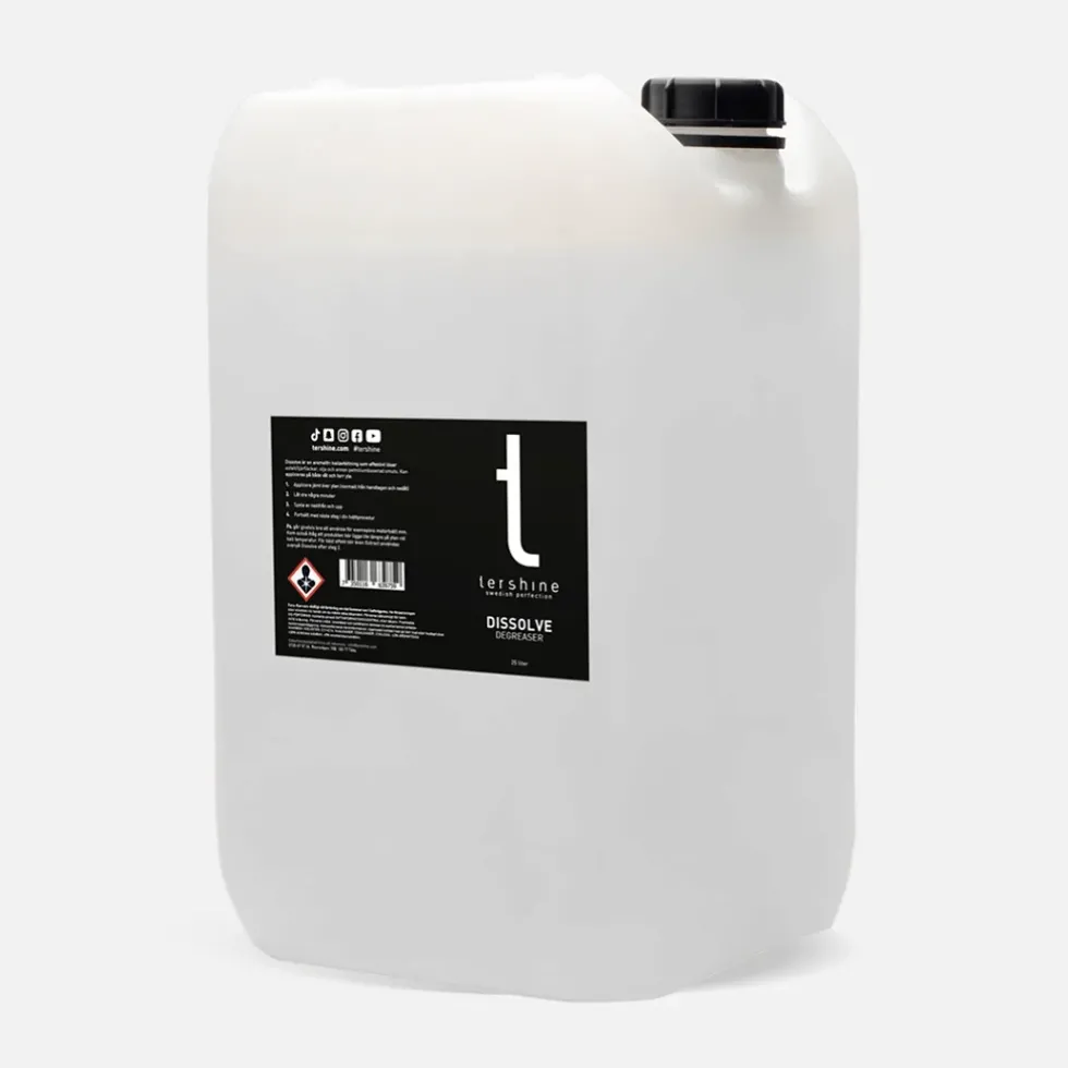 Tershine Dissolve - Kallavfettning 25 L