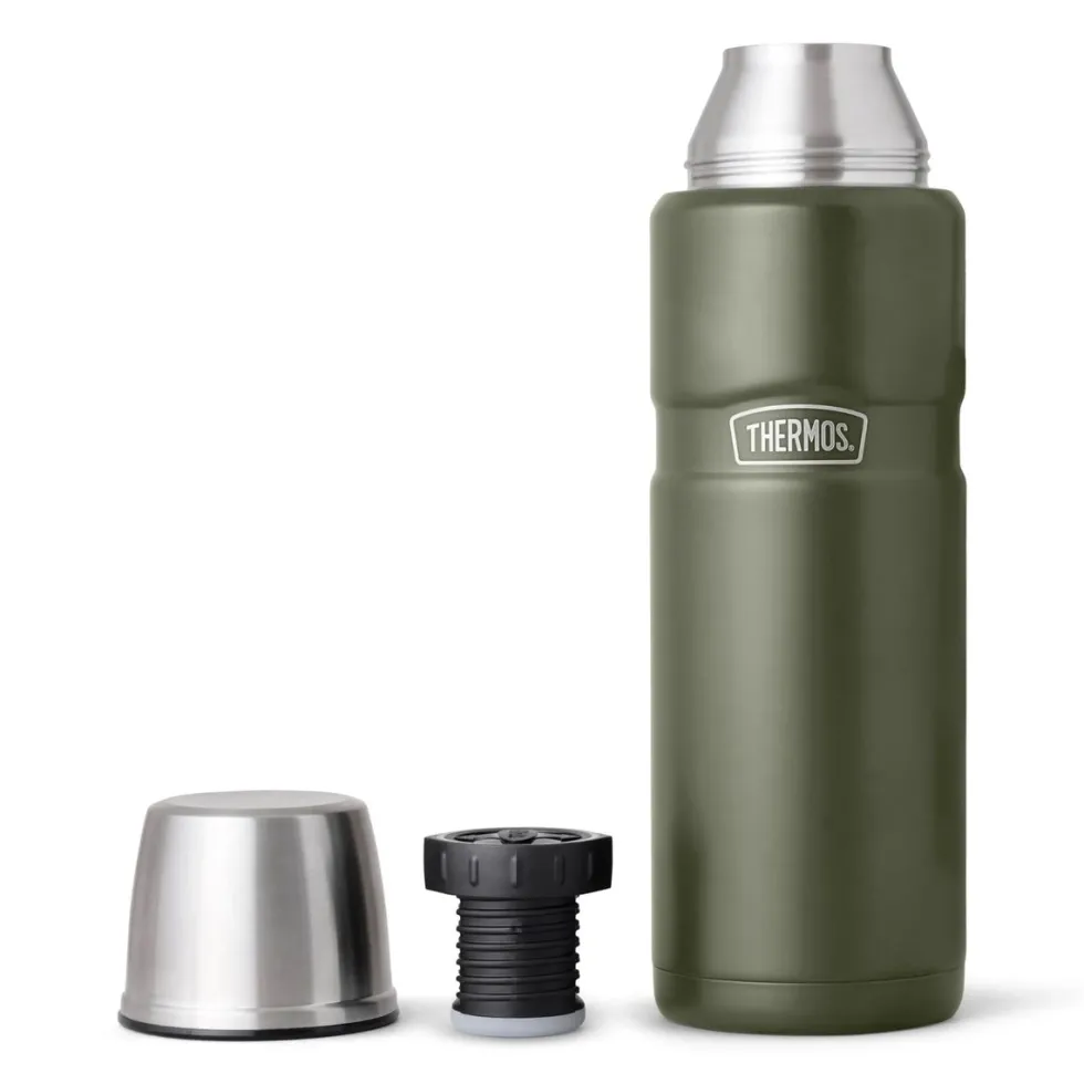 Thermos King Flask 1.2L Mossgrön
