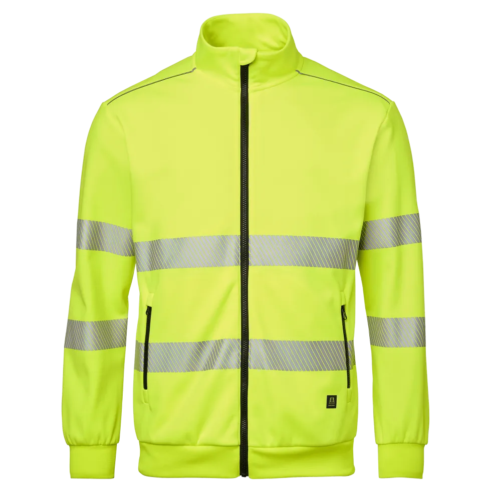 Top Swede 283 Full-Zip Sweatshirt Varsel Klass 3