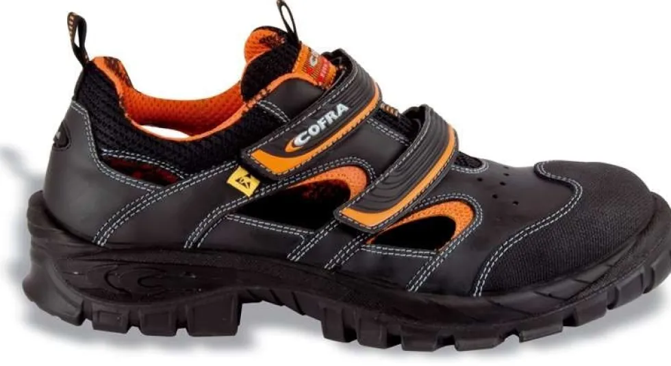 Top Swede Skyddssandal Vithar S1P ESD SRC, extra bred