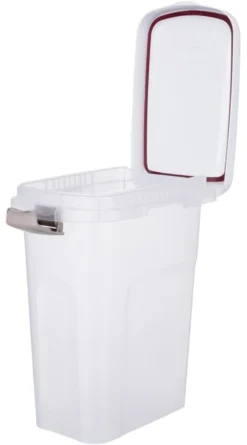 Trixie Fodertunna 15 l/22x41x33 cm Transparent/Vit