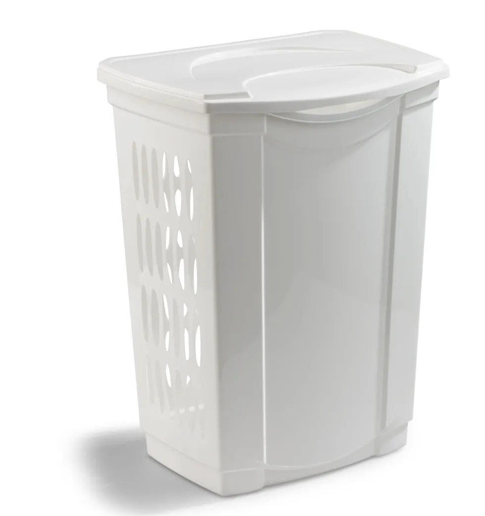 Tvättkorg N.plast Vit 40l