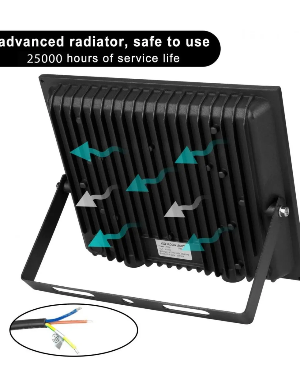 VELAMP Strålkastare 4000LM/50W