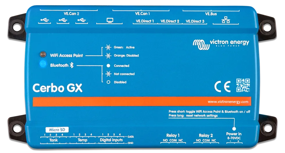 Victron Energy Cerbo GX Batteriövervakning