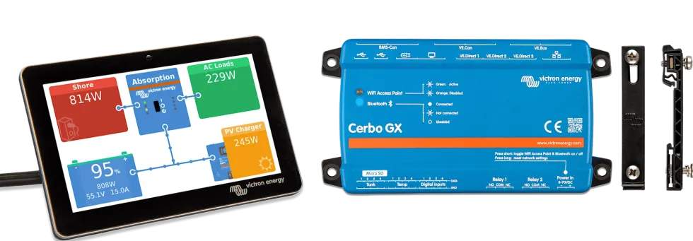 Victron Energy Cerbo GX Batteriövervakning