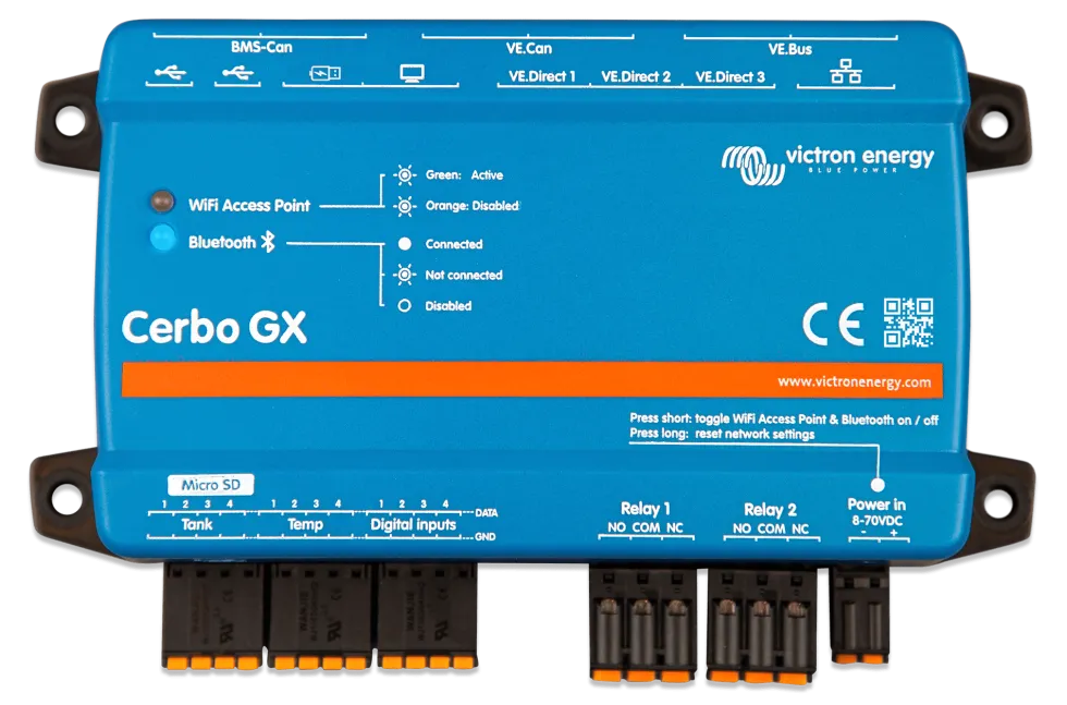 Victron Energy Cerbo GX Batteriövervakning