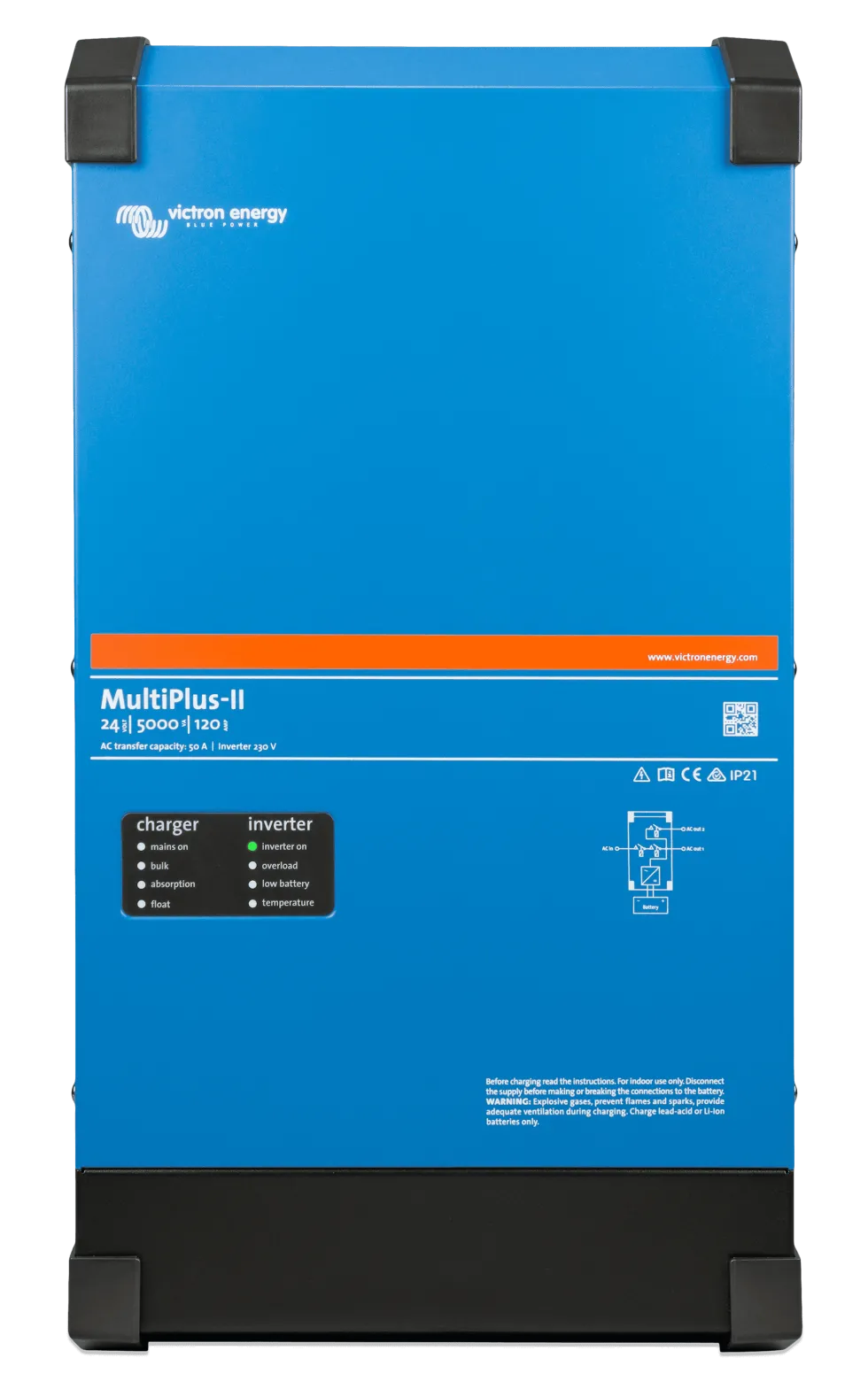 Victron Energy MultiPlus-II 24/5000/120-50 230V Laddare / Omvandlare