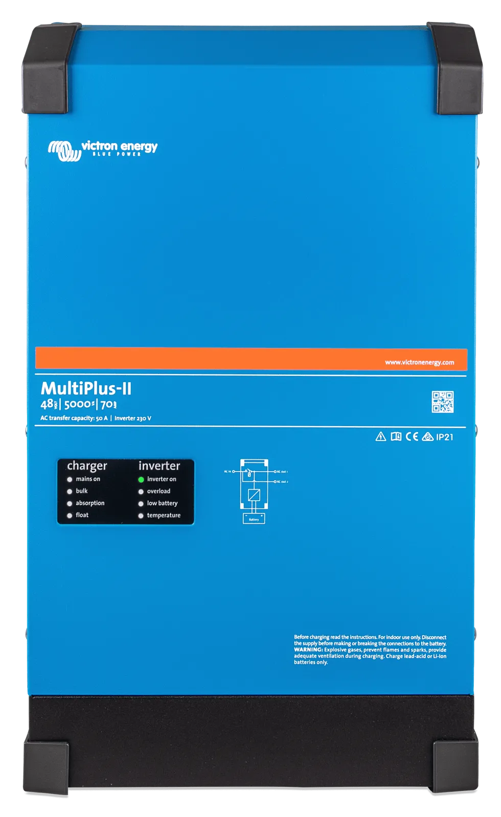Victron Energy MultiPlus-II 48V 5000VA 70-50 230V Laddare/ Omvandlare