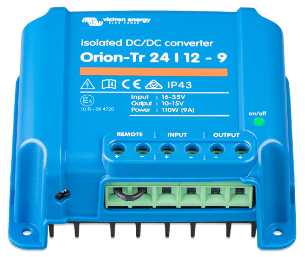 Victron Energy Omvandlare DC-DC Orion-Tr Smart 24/12V-9A IP43 (isolerad) med Bluetooth