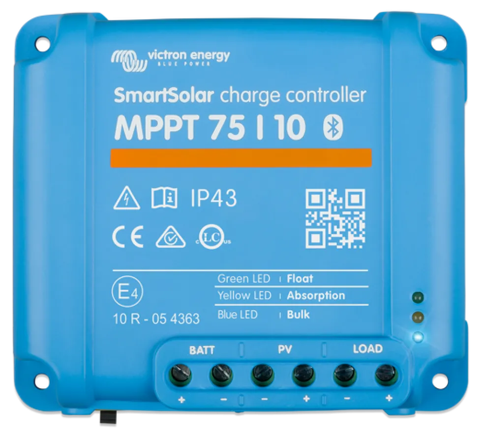 Victron Energy Solcellsregulator SmartSolar MPPT 75V/10A IP43 med Bluetooth