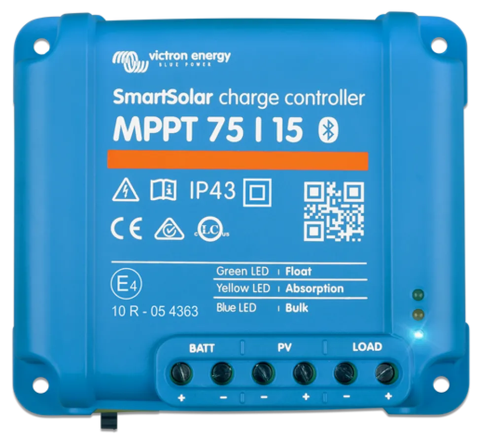 Victron Energy Solcellsregulator SmartSolar MPPT 75V/15A IP43 med Bluetooth