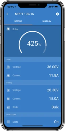Victron Energy Solcellsregulator SmartSolar MPPT 75V/15A IP43 med Bluetooth