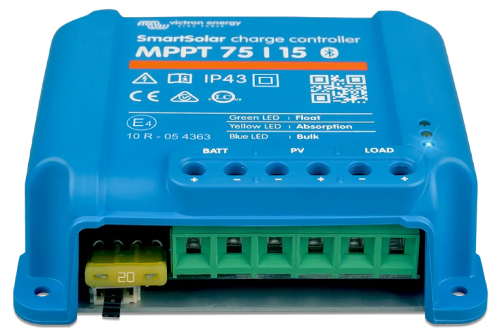 Victron Energy Solcellsregulator SmartSolar MPPT 75V/15A IP43 med Bluetooth