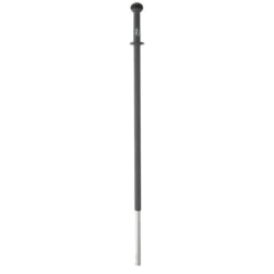 Vikan Teleskopskaft toppreglerat, Klicksystem, aluminium, 1235-1770mm, Ø29mm, grå