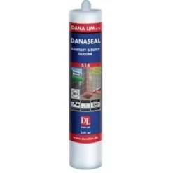 Våtrumssilikon 514 Dana Lim Vit 300ml