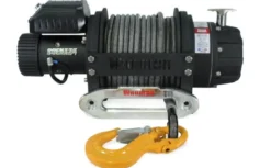 Warrior Winches EN 8000 Vinsch, 24V Armortek Extreme syntet
