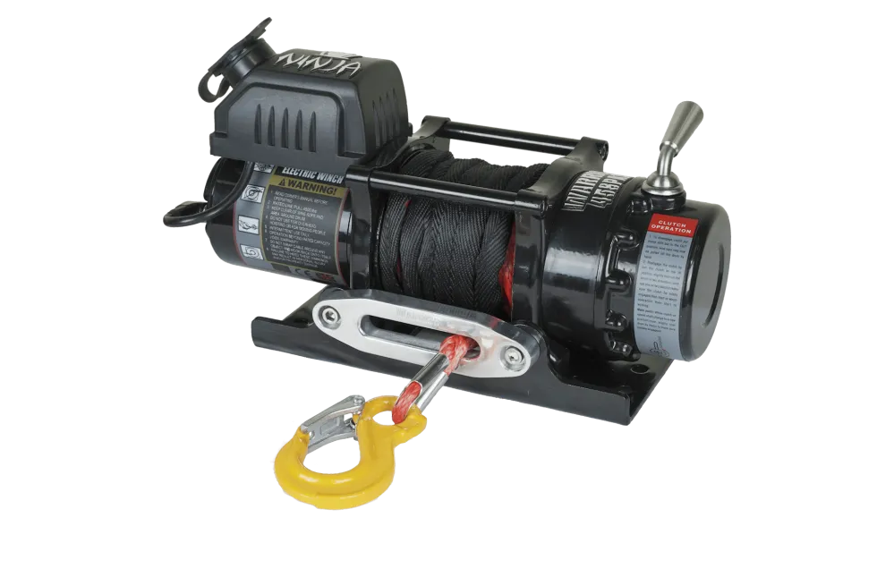 Warrior Winches Ninja 4500 Vinsch, 12V Armortek syntetlina