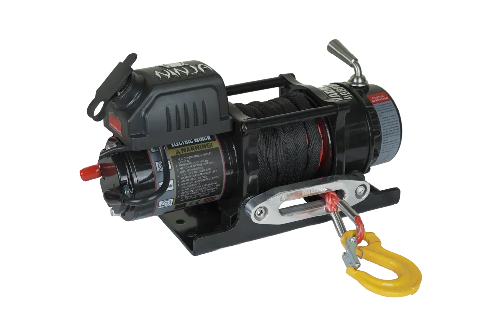 Warrior Winches Ninja 4500 Vinsch, 12V Armortek syntetlina
