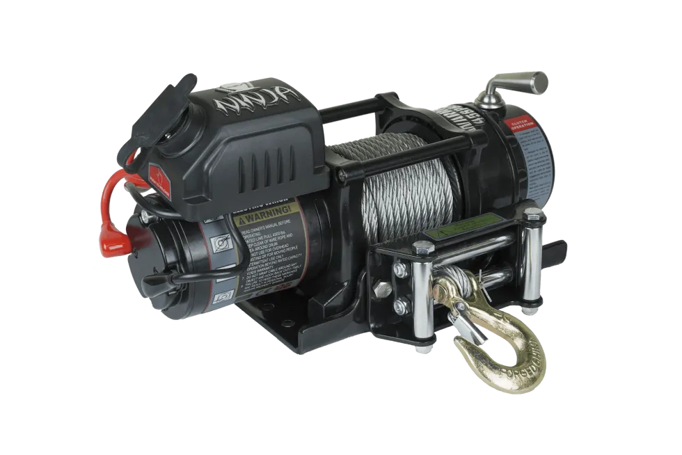 Warrior Winches Ninja 4500 Vinsch, 12V Stålvajer