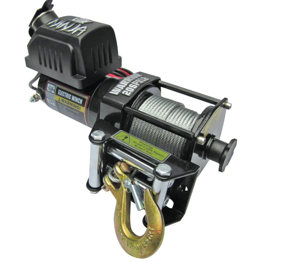 Warrior Winches Ninja 2000 Vinsch, 12V Stålvajer