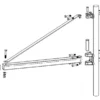 Warrior Winches Roterbar monteringsarm, Fast, 600KG