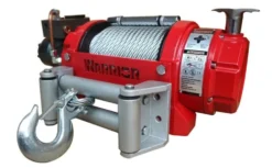 Warrior Winches RV 10000 Hydraulisk Vinsch, Stålvajer