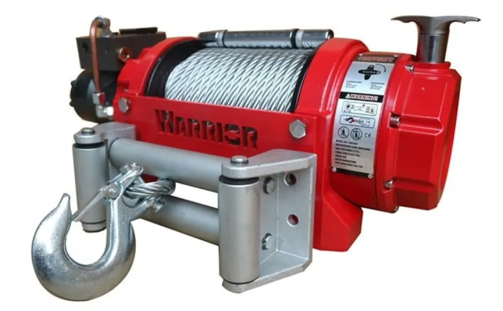Warrior Winches RV 10000 Hydraulisk Vinsch, Stålvajer