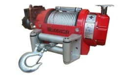Warrior Winches RV 8000 Hydraulisk Vinsch - Short Drum, Stålvajer