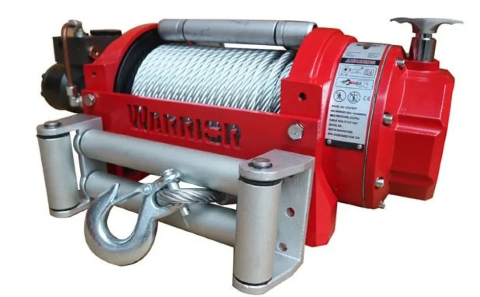 Warrior Winches RV 15000 Hydraulisk Vinsch, Stålvajer