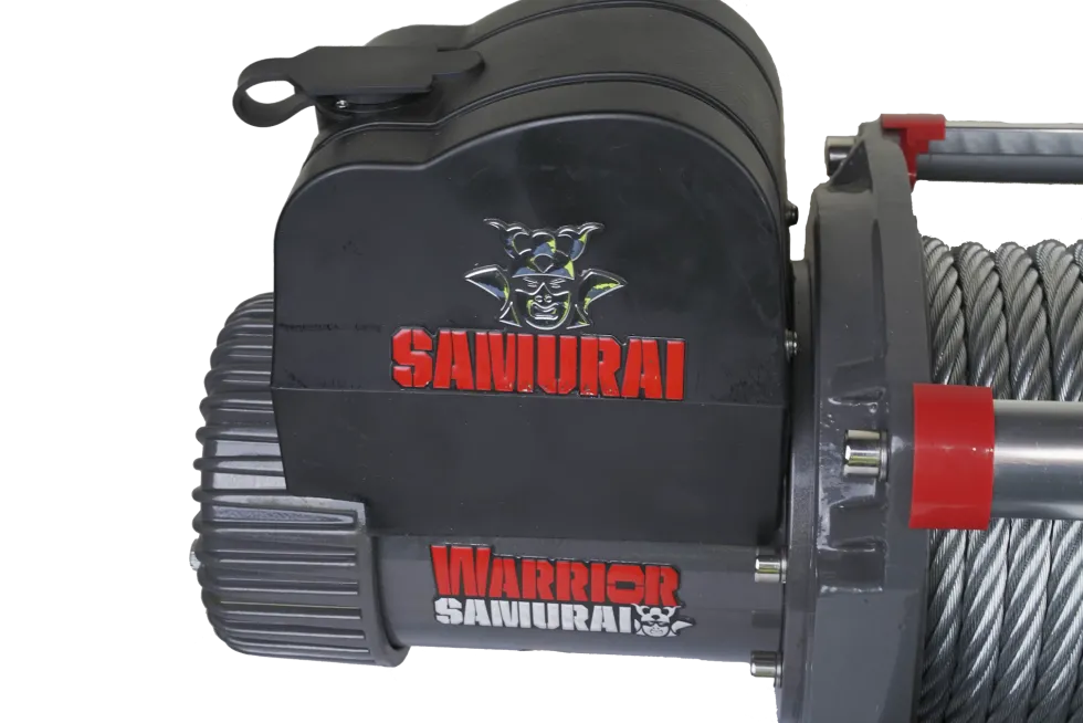 Warrior Winches Samurai 20,000 Heavy Duty Vinsch, 24v Stålvajer