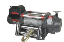 Warrior Winches Samurai 20,000 Heavy Duty Vinsch, 24v Stålvajer