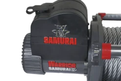 Warrior Winches Samurai 20,000 Heavy Duty, 12V Stålvajer Vinsch