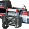 Warrior Winches Samurai 9500 Premium Vinsch - Short Drum, 24V Stålvajer