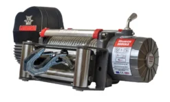 Warrior Winches Samurai V2 8000 Premium Vinsch, 12V Stålvajer