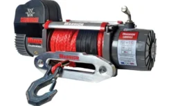 Warrior Winches Samurai V2 12000 Premium Vinsch, 24V Armortek syntet