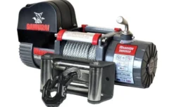 Warrior Winches Samurai V2 9500 Premium Vinsch - Short Drum, 12V Stålvajer