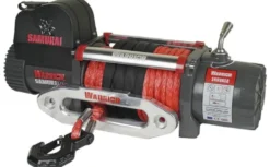 Warrior Winches Samurai V2 14500 Premium Vinsch, 12V Armortek syntet