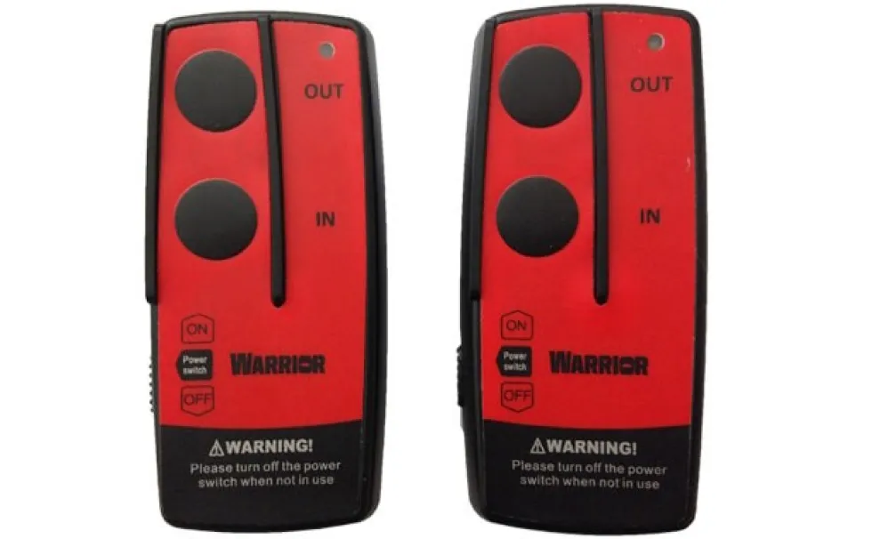 Warrior Winches Trådlös fjärrkontroll 4-pin Universal, 12/24V