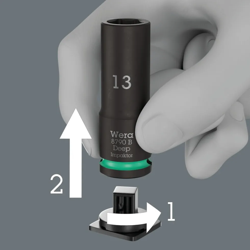 Wera 8790 B Impaktor Deep sats 1, 14 delar