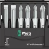 Wera Bitssats 50mm Spår/Ph/Pz 6 delar