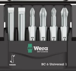 Wera Bitssats 50mm Spår/Ph/Pz 6 delar