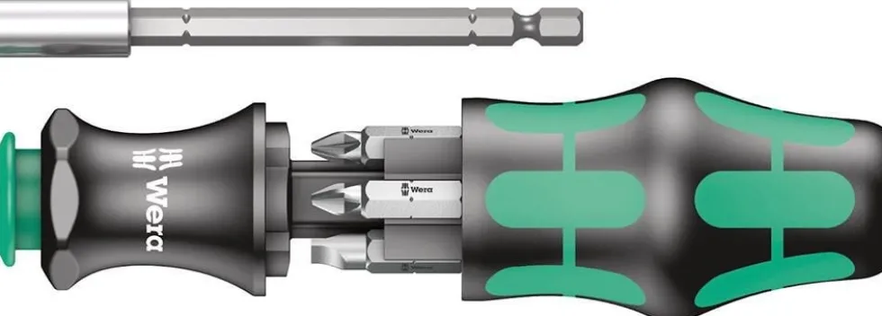 Wera Bitsskruvmejsel Kraftform Kompakt 28 SB, 6 delar spår/PH/PZ