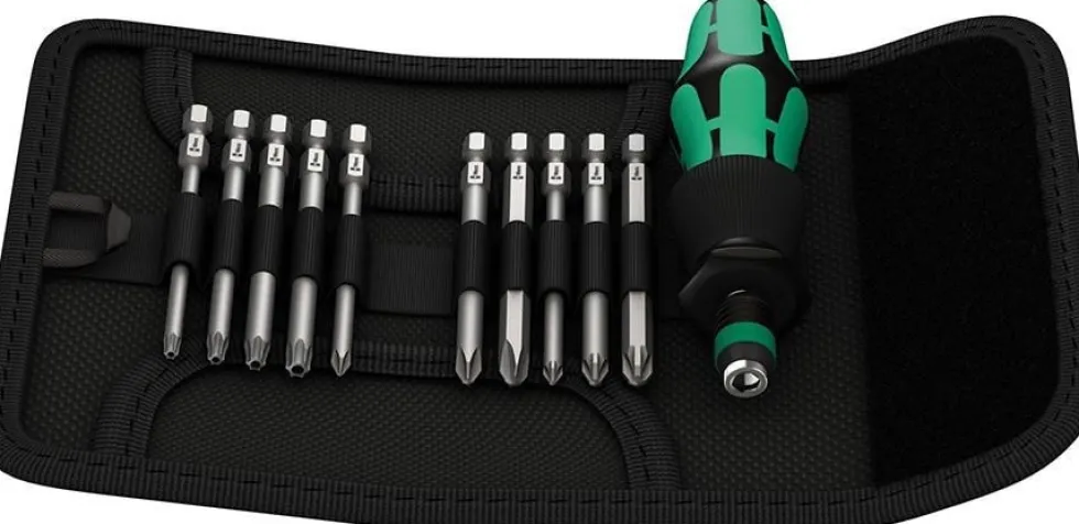Wera Bitsskruvmejselsats Kraftform Kompakt 41 11 delar