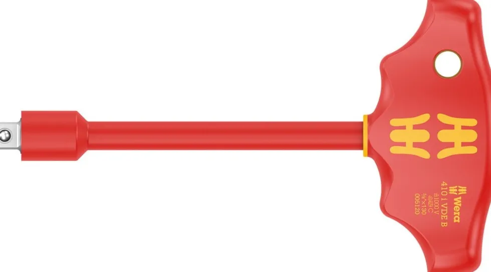 Wera 410 i VDE B Adapterskruvmejsel T-handtag 3/8"
